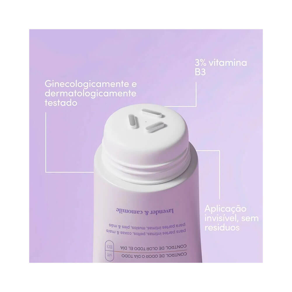 Bico aplicador do desodorante creme Dove mostrando aplicação invisível e rápida absorção